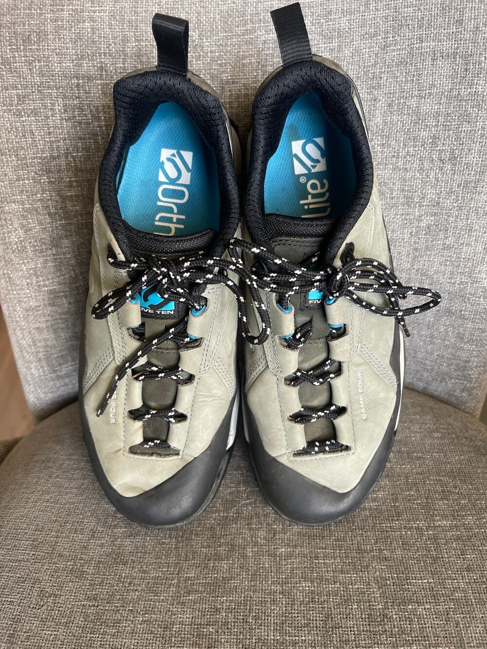 Five Ten Stealth Camp Four Gray Approach Hiking Shoes Womens Size 9